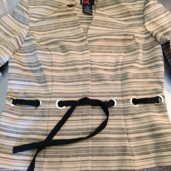 R & K Original Notch Collar 3/4 Sleeve Blazer - Picture 2 of 8